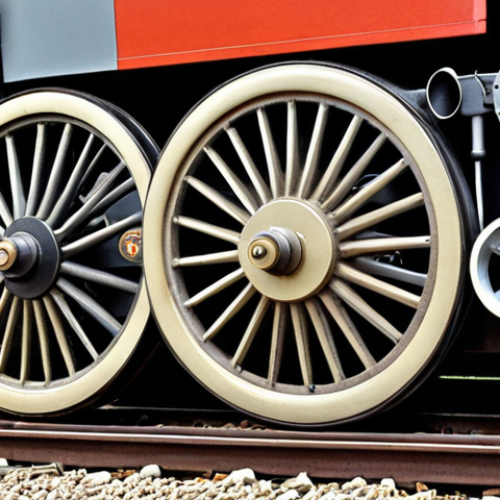 **

Prompt:  Close-up of various railway components (wheels, signals, etc.) displayed at a railway event. Focus on details of materials (steel, aluminum), showcasing quality and craftsmanship.  Crowd in background, sense of excitement and discovery. #railwayparts #train #event

**